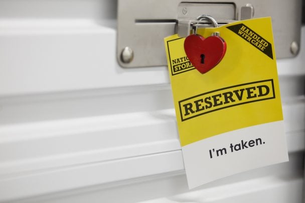 Storage Love Heart Lock