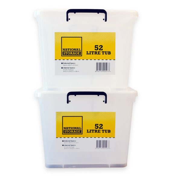 Bulk Buy Plastic Container 52L